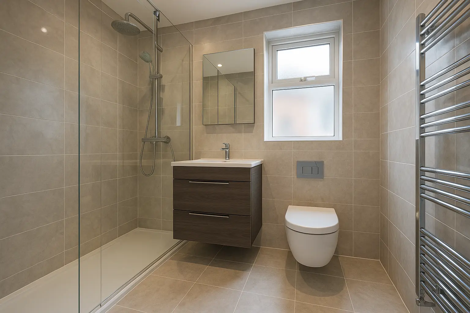 Ensuite bathroom renovation example