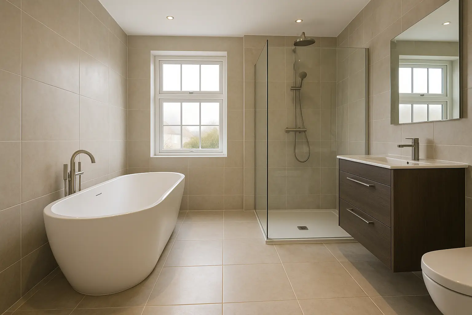 Full bathroom renovation example