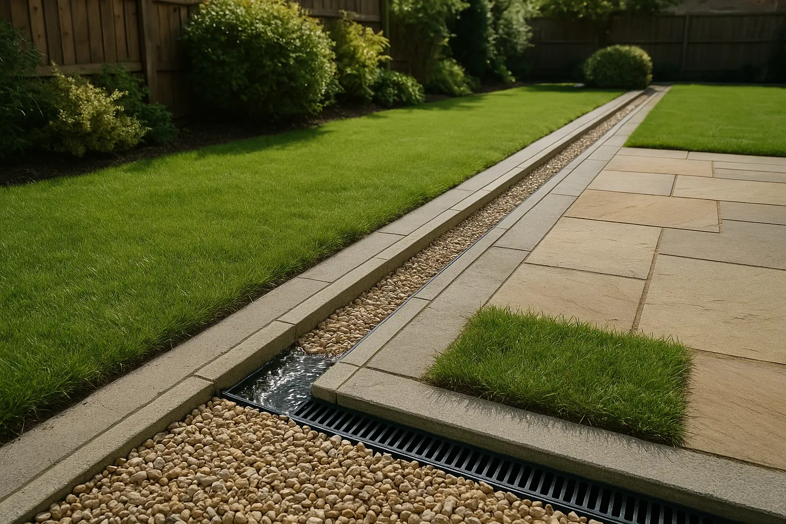 garden drainage service