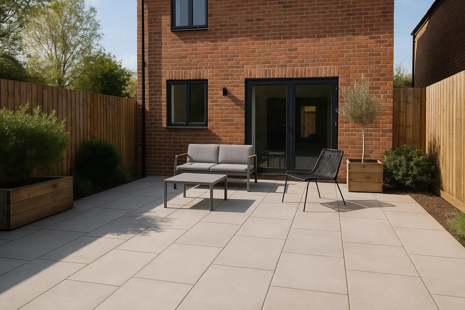 patio installation example