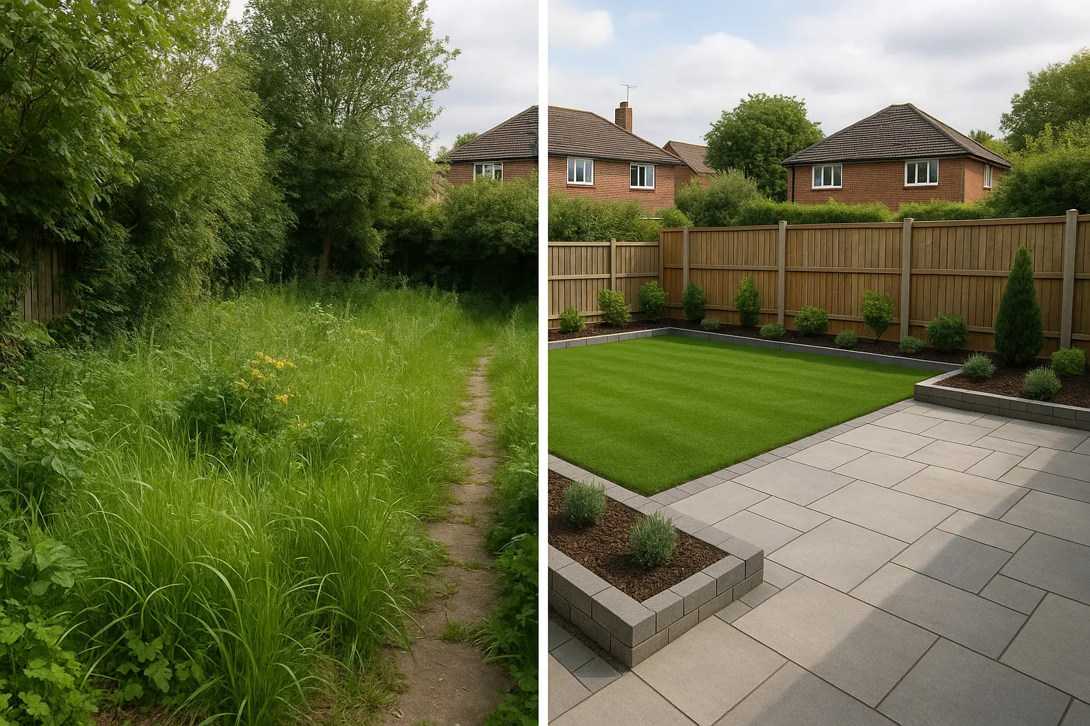 garden transformation example