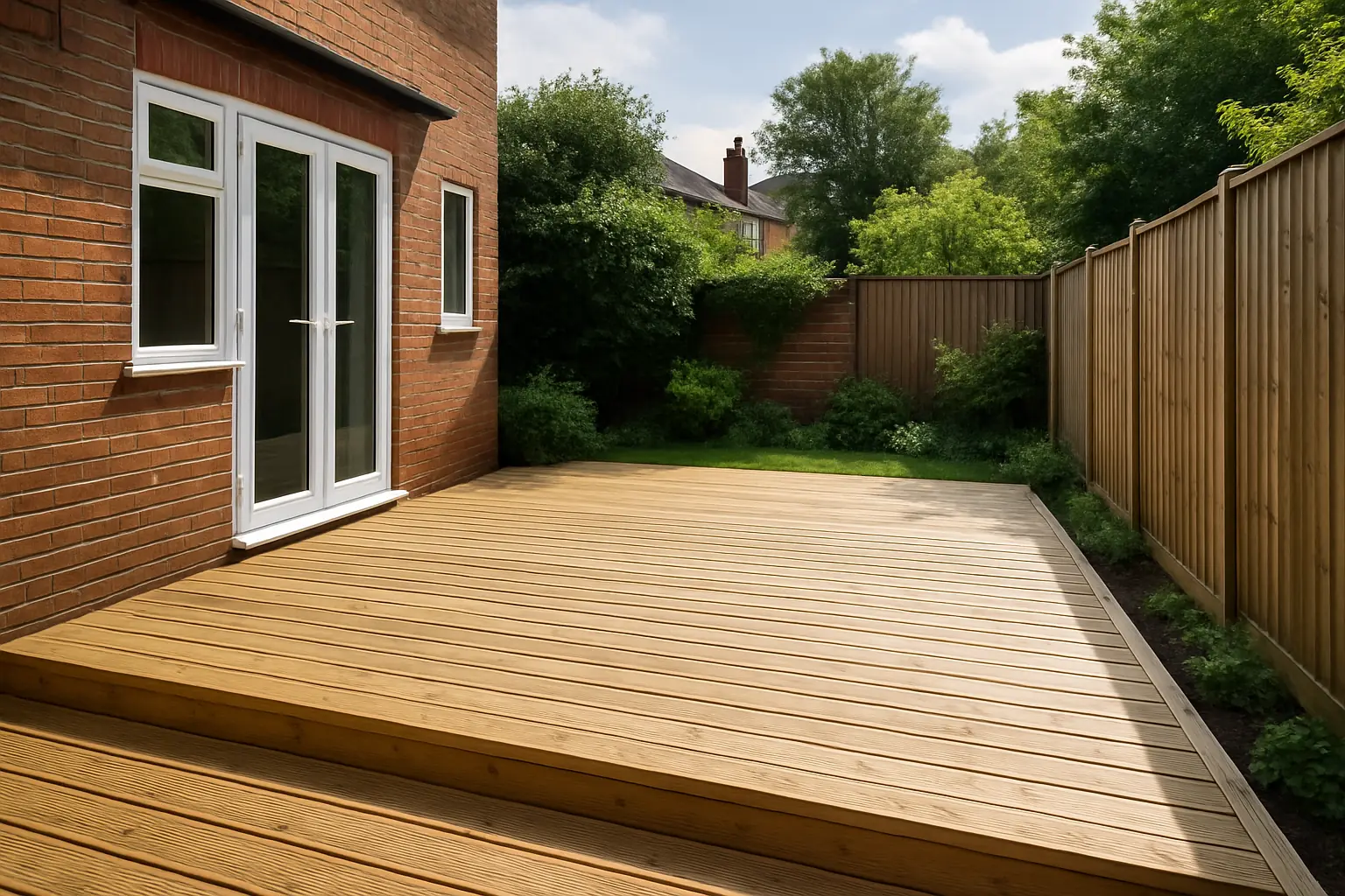 decking installation example
