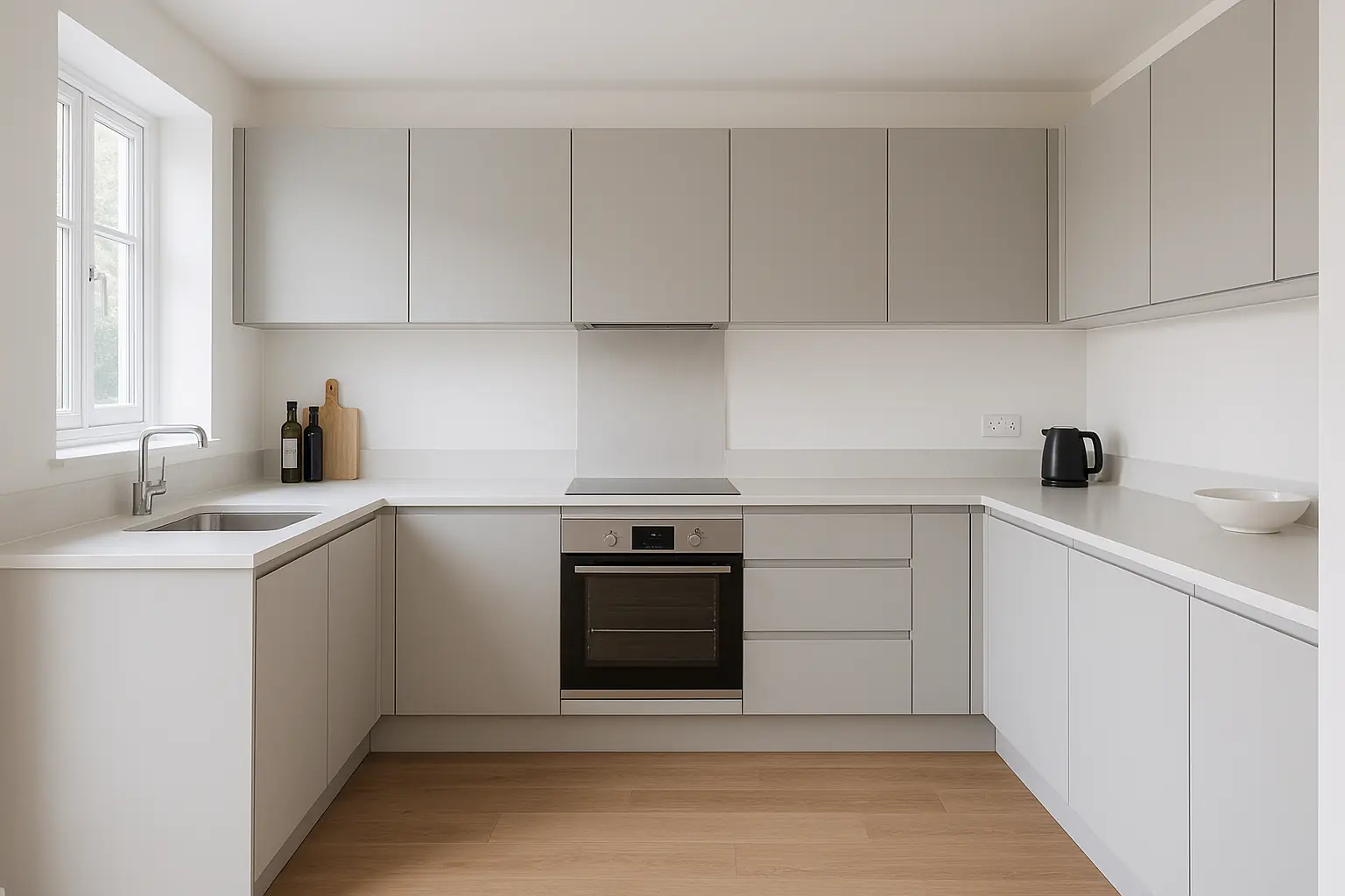 kitchen unit installation example