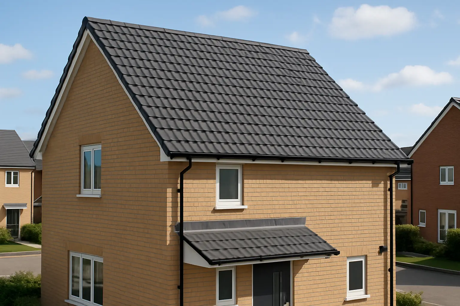 pitched roof installation example