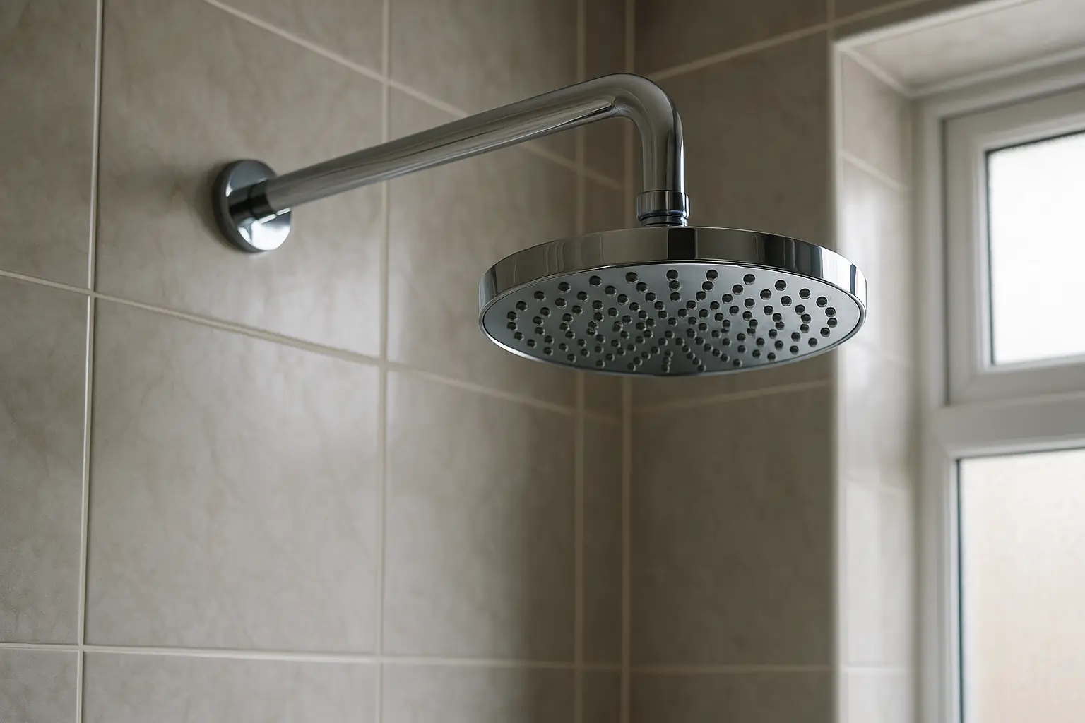 Shower head upgrade example
